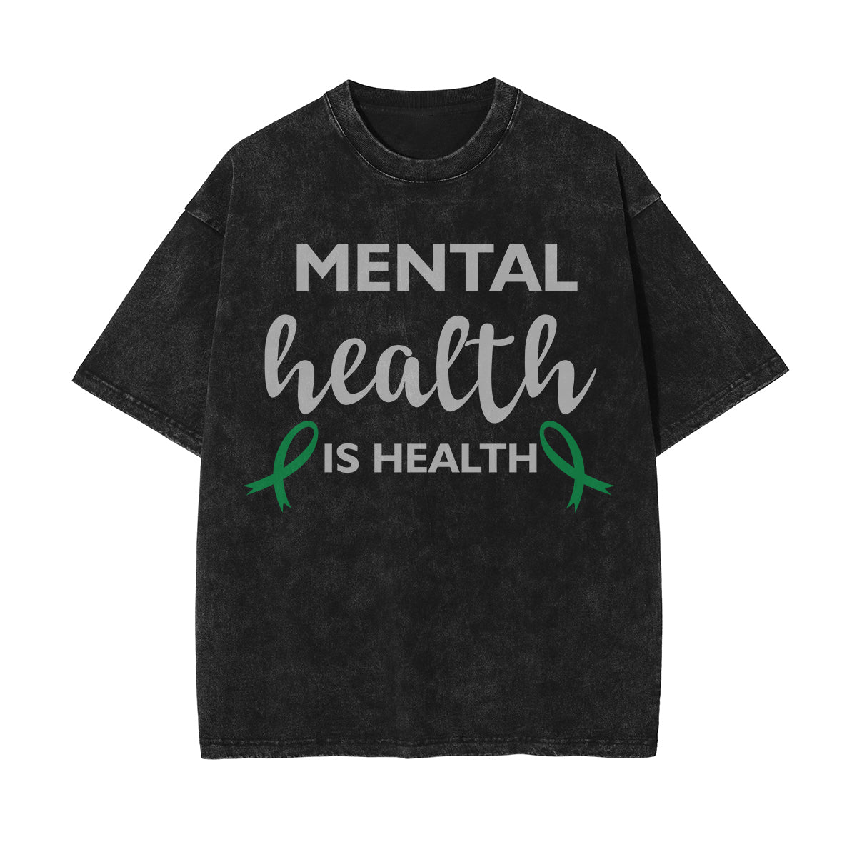 Mental Health Is Health Washed Tee-INNBLAC Fashion Apparel