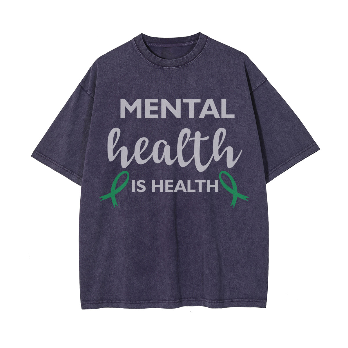 Mental Health Is Health Washed Tee-INNBLAC Fashion Apparel
