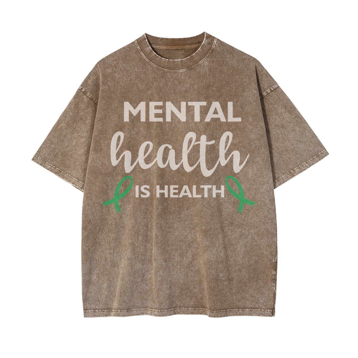 Mental Health Is Health Washed Tee-INNBLAC Fashion Apparel