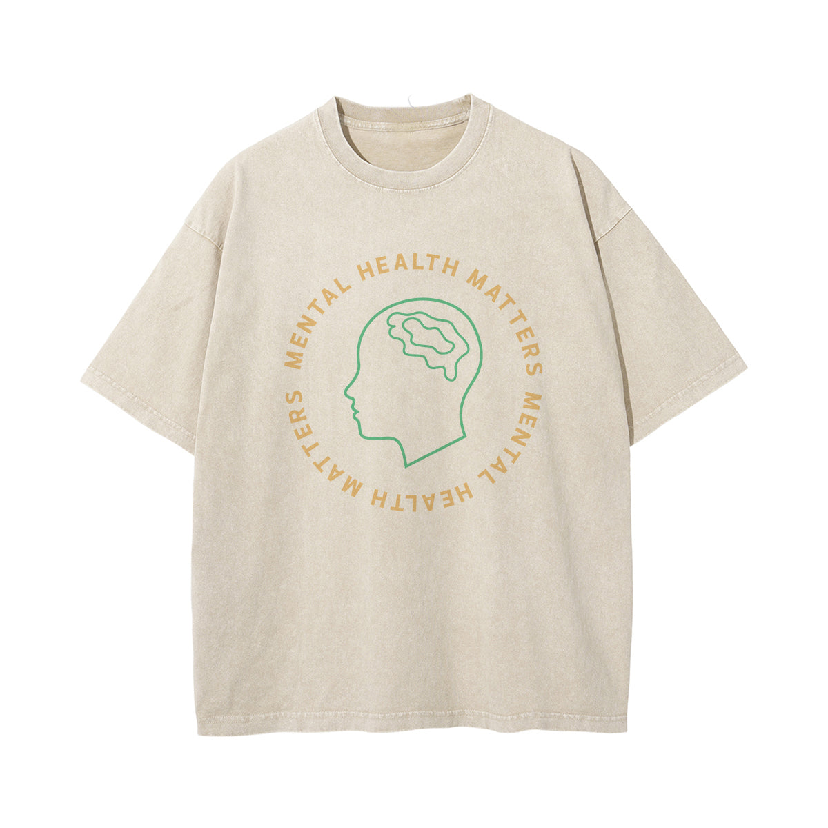 Mental Health Matters Washed Tee-INNBLAC Fashion Apparel