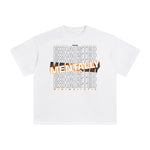 Mentally Exhausted Abstract Graphic Tee-INNBLAC Fashion Apparel