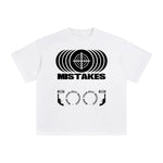 Mistakes Abstract Graphic Tee-INNBLAC Fashion Apparel