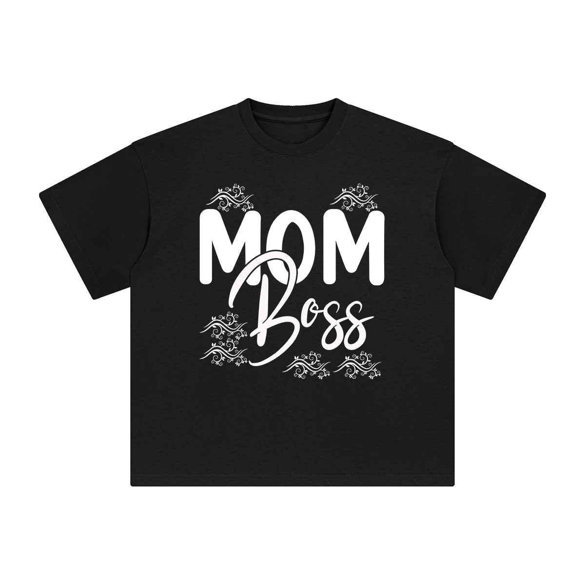 Mom Boss Aesthetic Graphic Tee-INNBLAC Fashion Apparel