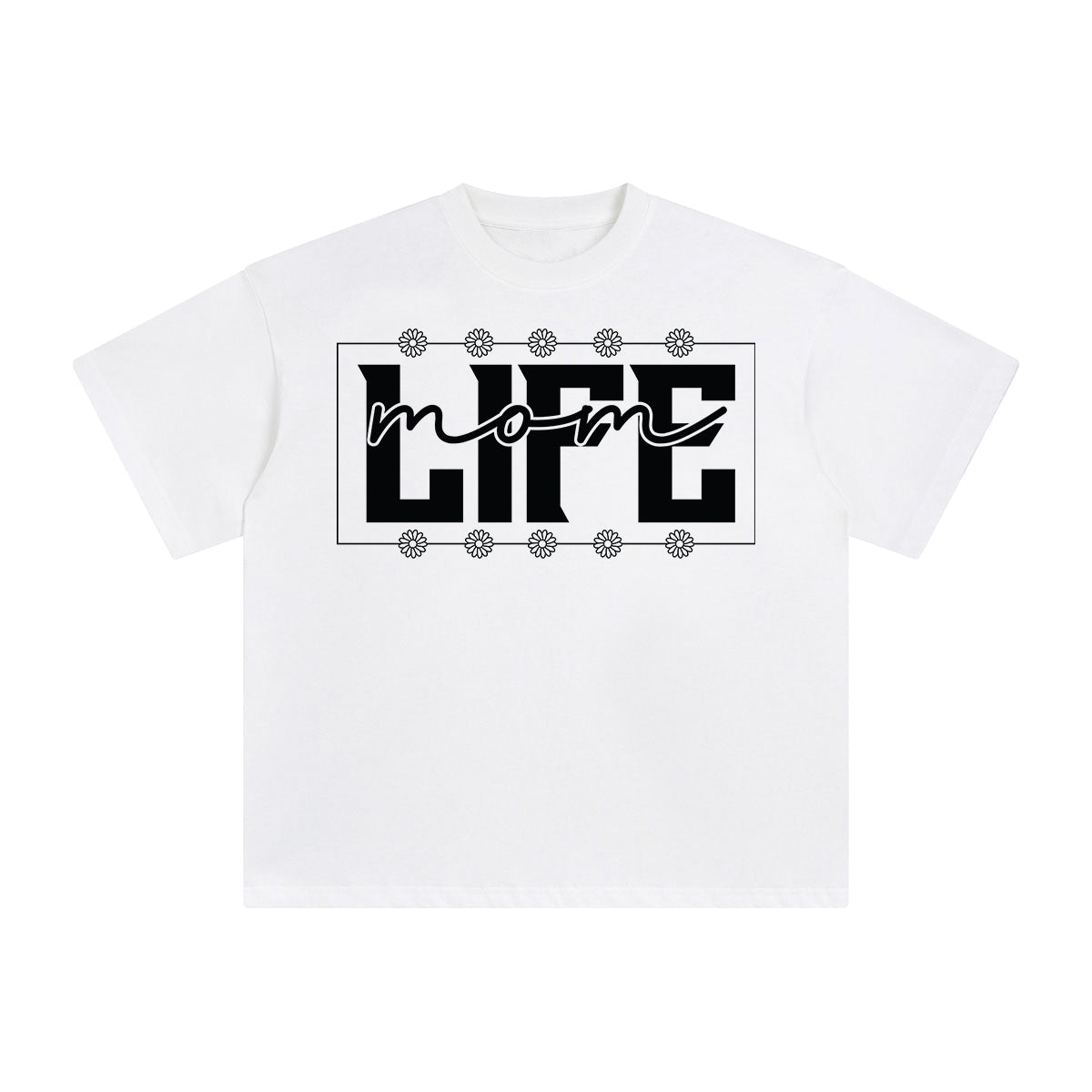 Mom Life Aesthetic Graphic Tee-INNBLAC Fashion Apparel