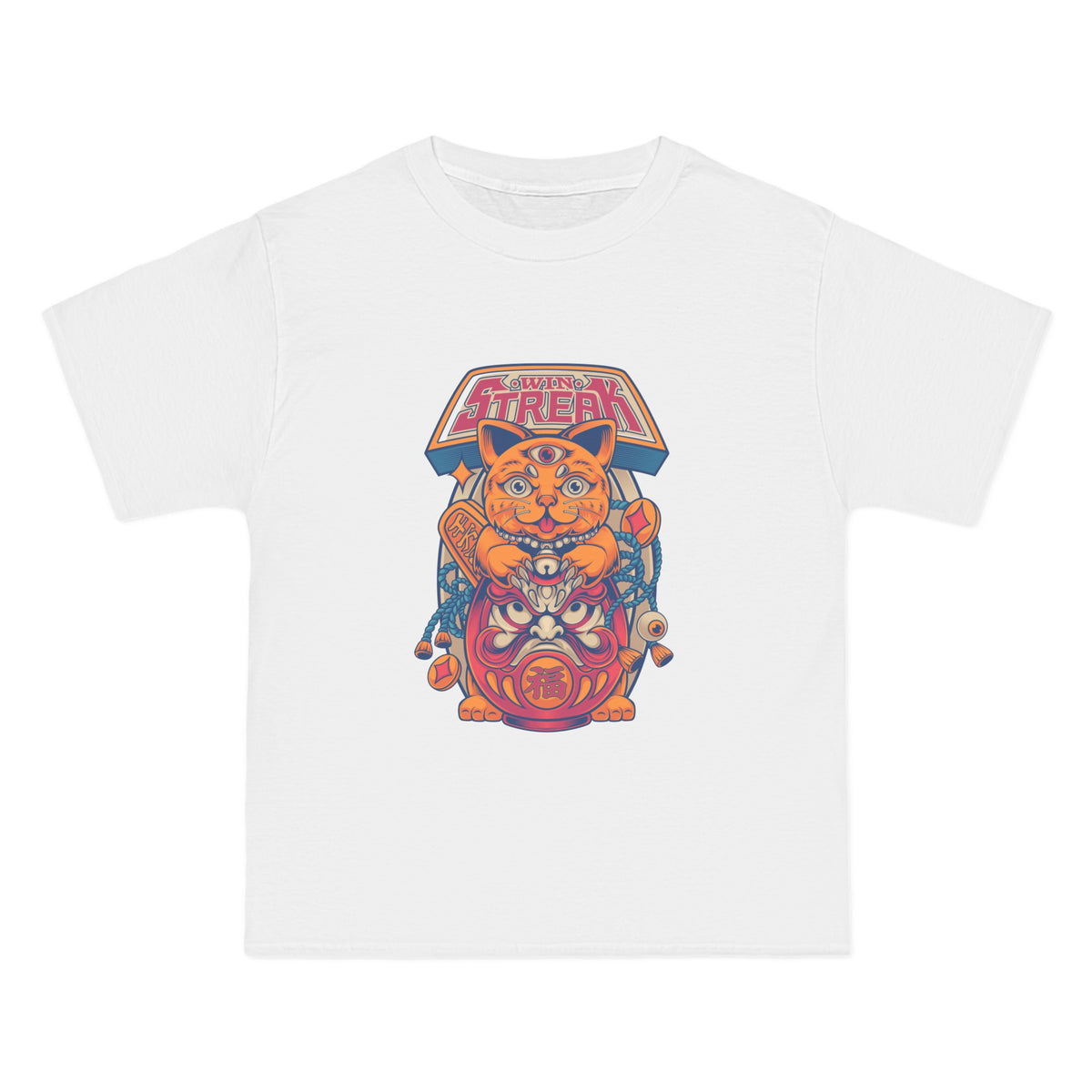 Neko Win Streak Graphic Tee-INNBLAC Fashion Apparel