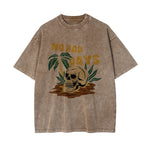 No Bad Days Washed Graphic Tee-INNBLAC Fashion Apparel