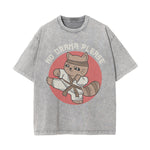 No Drama Please Graphic Washed Tee-INNBLAC Fashion Apparel