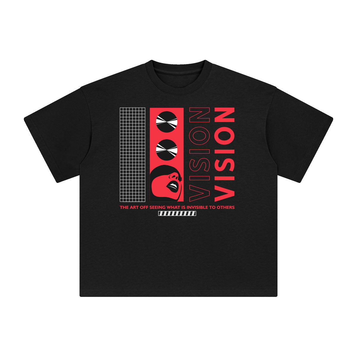 Noisia Abstract Graphic Tee-INNBLAC Fashion Apparel