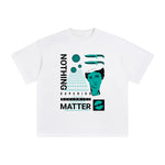 Nothing Matter Abstract Graphic Tee-INNBLAC Fashion Apparel