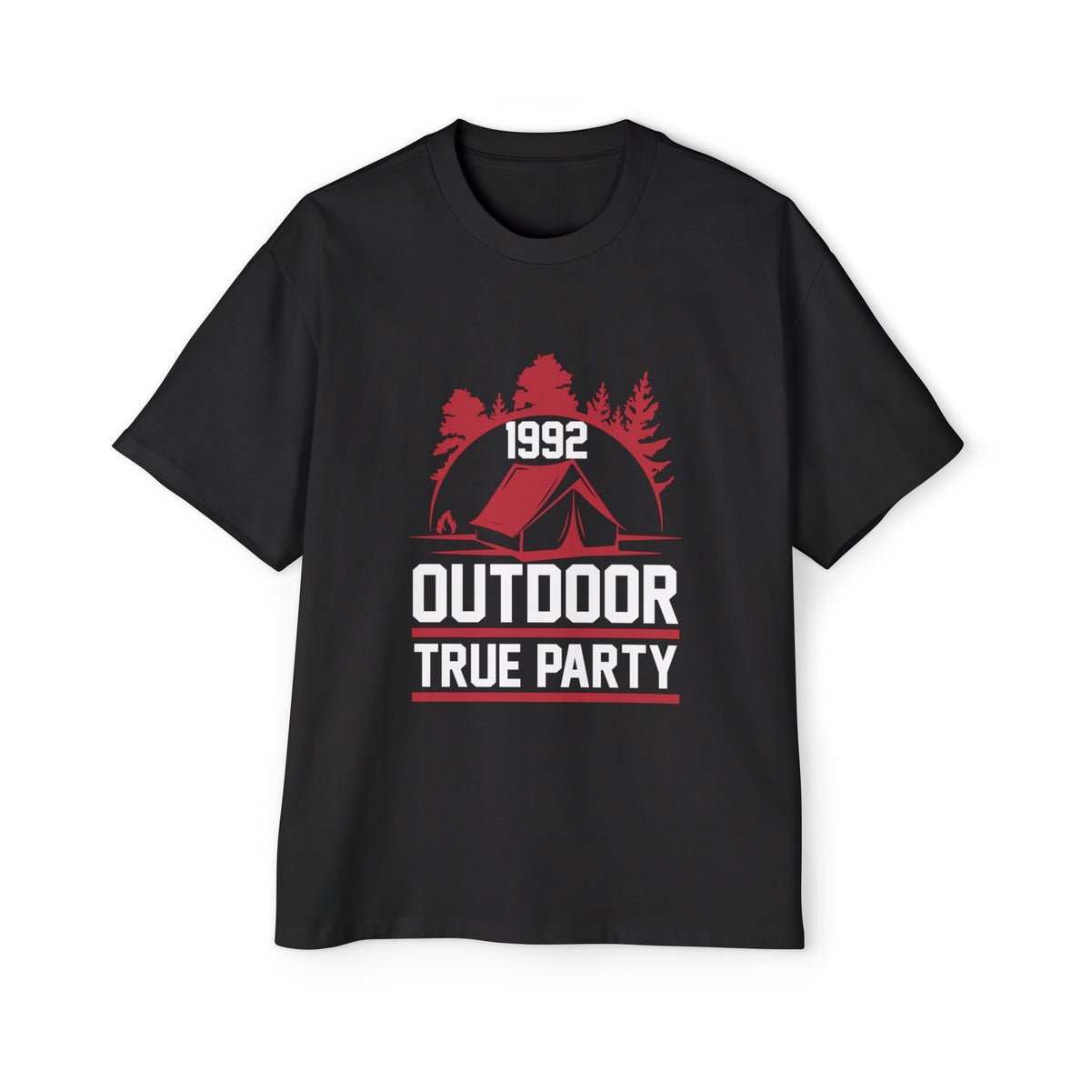 Outdoor True Party Graphic Tee-INNBLAC Fashion Apparel