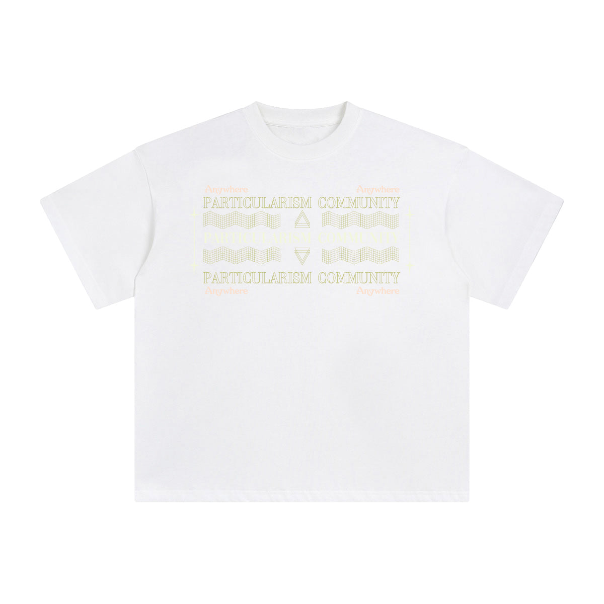 Particularism Community Abstract Graphic Tee-INNBLAC Fashion Apparel