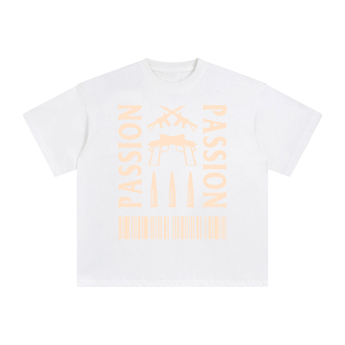 Passion Abstract Graphic Tee-INNBLAC Fashion Apparel