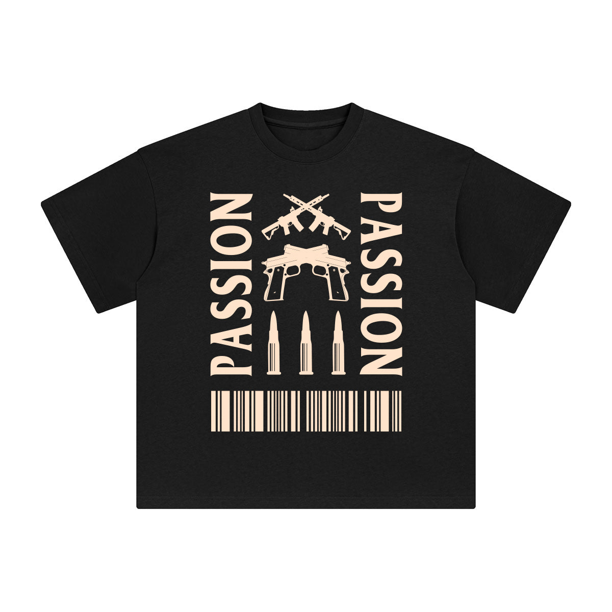Passion Abstract Graphic Tee-INNBLAC Fashion Apparel