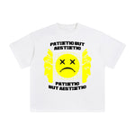 Pathetic But Aesthetic Abstract Graphic Tee-INNBLAC Fashion Apparel