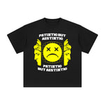 Pathetic But Aesthetic Abstract Graphic Tee-INNBLAC Fashion Apparel