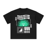 Peace Within Abstract Graphic Tee-INNBLAC Fashion Apparel