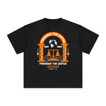 Preserve the Virtue Abstract Graphic Tee-INNBLAC Fashion Apparel