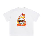RIDE OR DIE Cool Skull Graphic Tee-INNBLAC Fashion Apparel