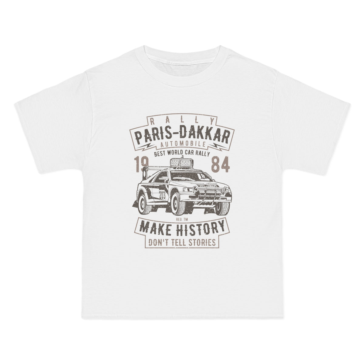 Rally Paris Dakar Automobile Graphic Tee-INNBLAC Fashion Apparel