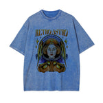 Retro Astro Washed Graphic Tee-INNBLAC Fashion Apparel