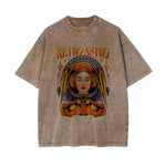 Retro Astro Washed Graphic Tee-INNBLAC Fashion Apparel