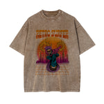 Retro Surfer Washed Graphic Tee-INNBLAC Fashion Apparel