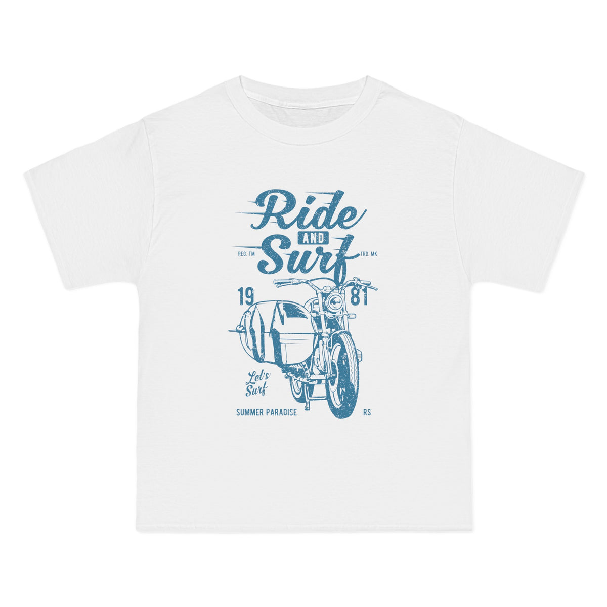 Ride And Surf Graphic Tee-INNBLAC Fashion Apparel
