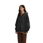 Women's Ripped Double Slider Zip Hoodie-INNBLAC Fashion Apparel