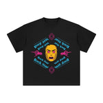 Rock Star Abstract Graphic Tee-INNBLAC Fashion Apparel