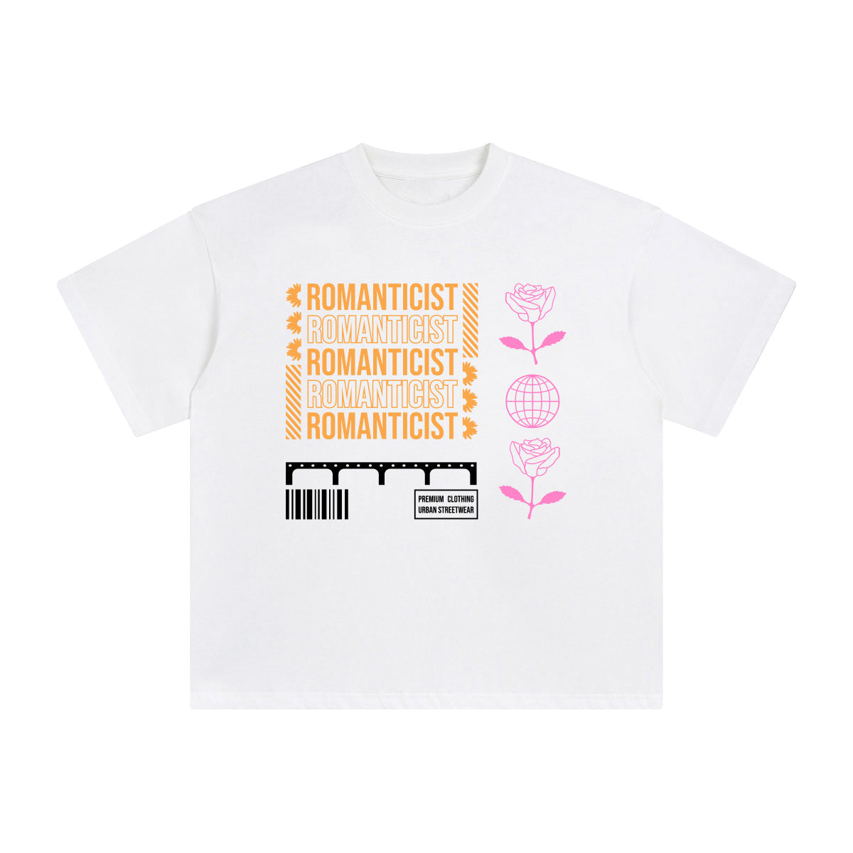 Romanticist Abstract Art Graphic T Shirt-INNBLAC Fashion Apparel