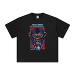Royal Monkey Punk Graphic Tee-INNBLAC Fashion Apparel