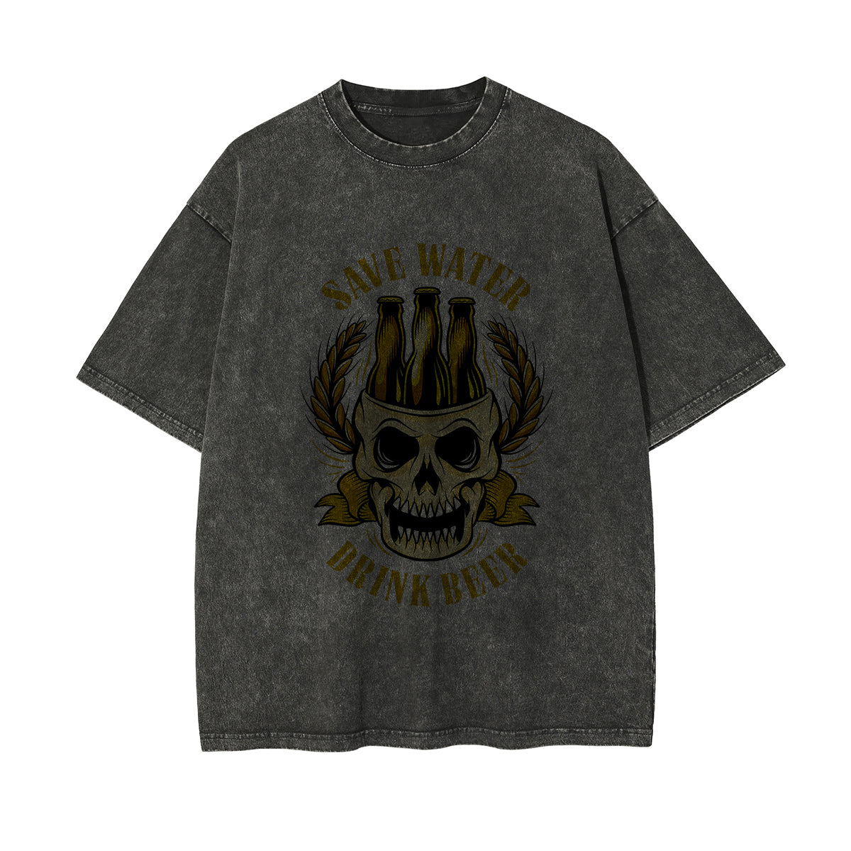 Save Water Drink Beer Thick Tee-INNBLAC Fashion Apparel