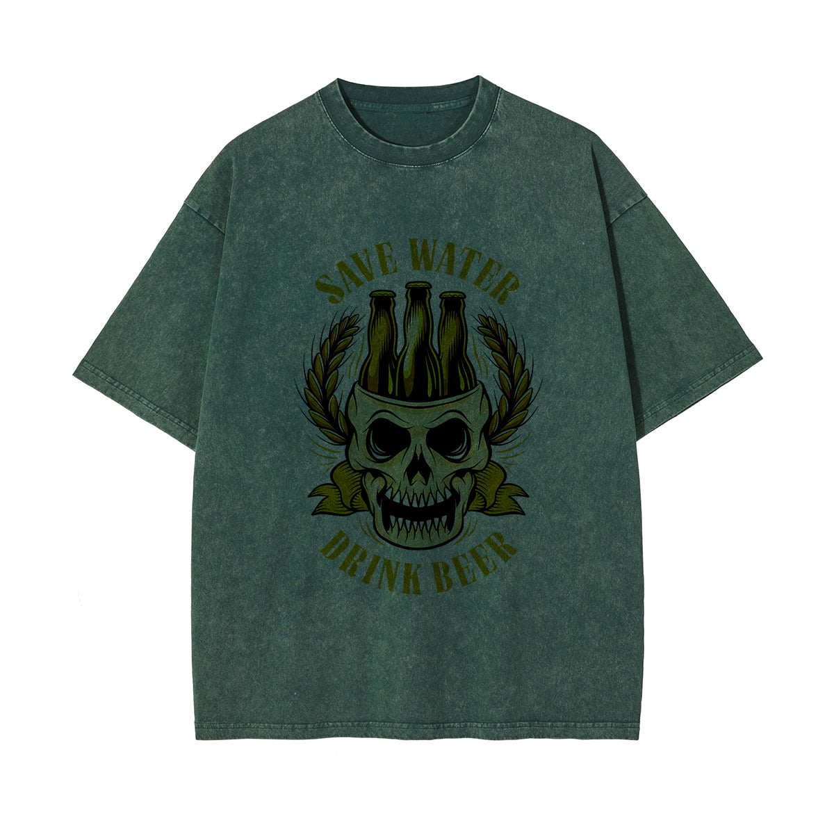 Save Water Drink Beer Thick Tee-INNBLAC Fashion Apparel