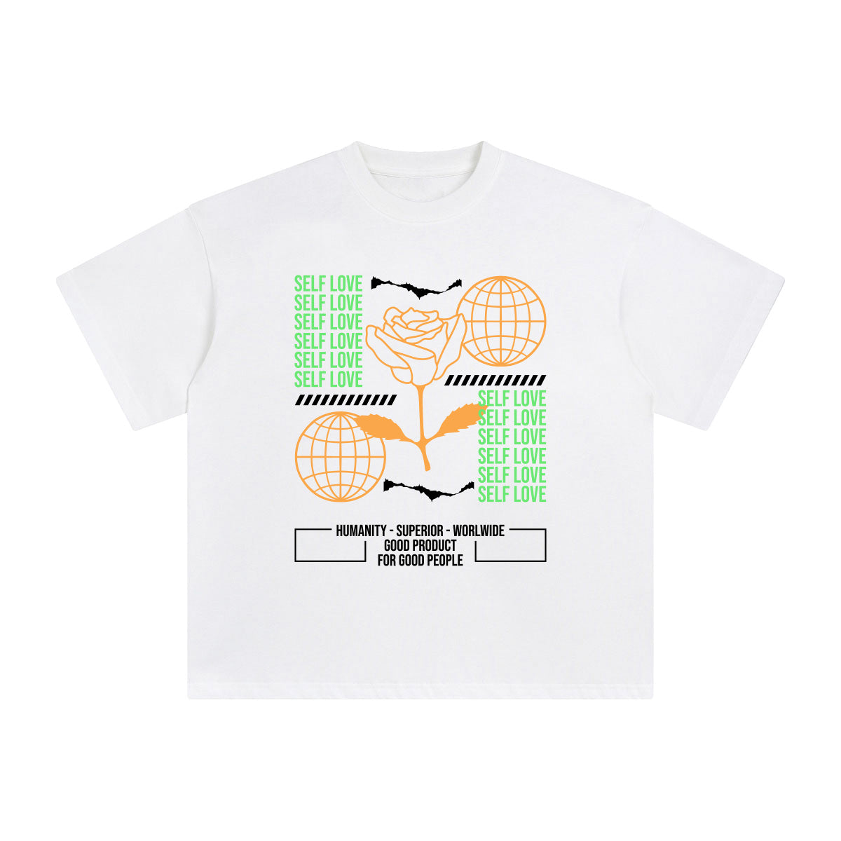 Self Love Abstract Art Graphic Tee-INNBLAC Fashion Apparel