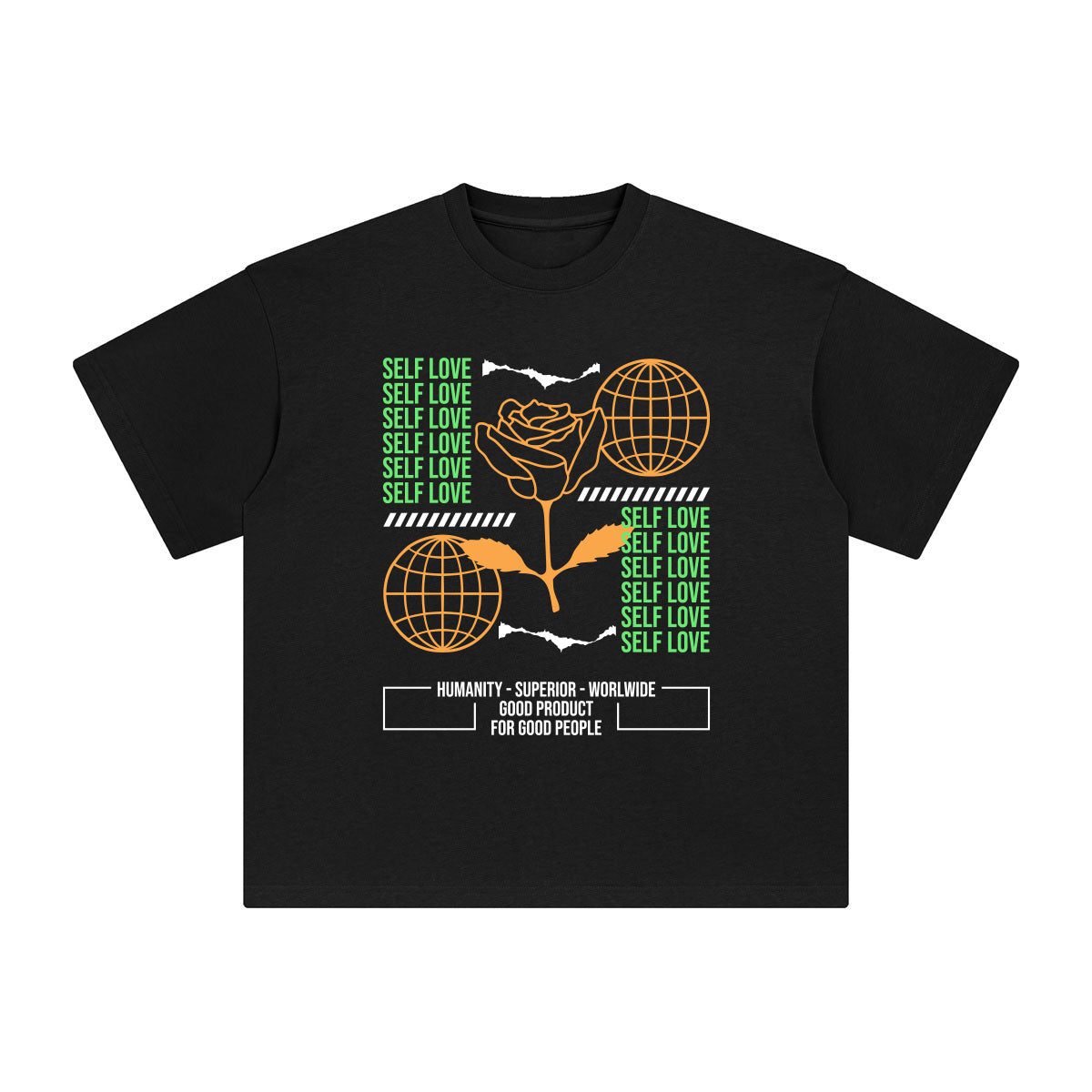 Self Love Abstract Art Graphic Tee-INNBLAC Fashion Apparel