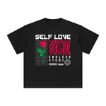 Self Love Abstract Graphic Tee-INNBLAC Fashion Apparel