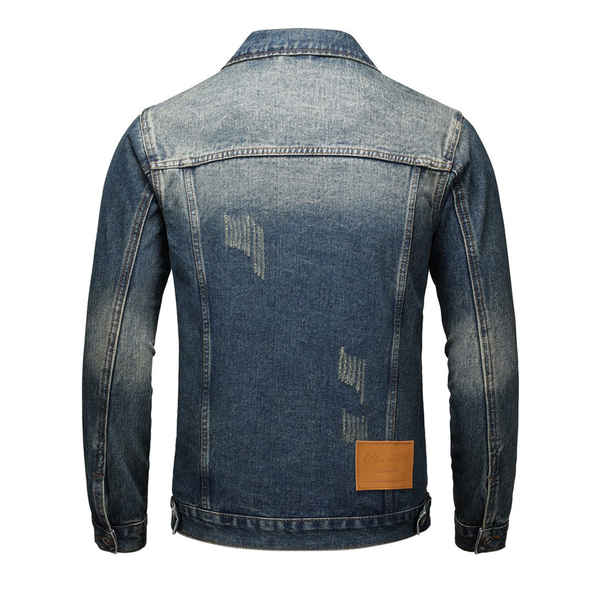 Selvedge Denim Trucker Jacket-INNBLAC Fashion Apparel