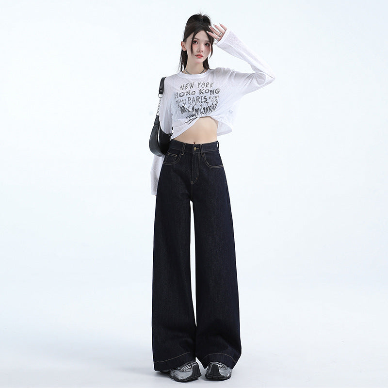 Selvedge Women's Baggy Jeans-INNBLAC Fashion Apparel