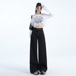 Selvedge Women's Baggy Jeans-INNBLAC Fashion Apparel