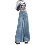 Selvedge Women's Flare Jeans-INNBLAC Fashion Apparel