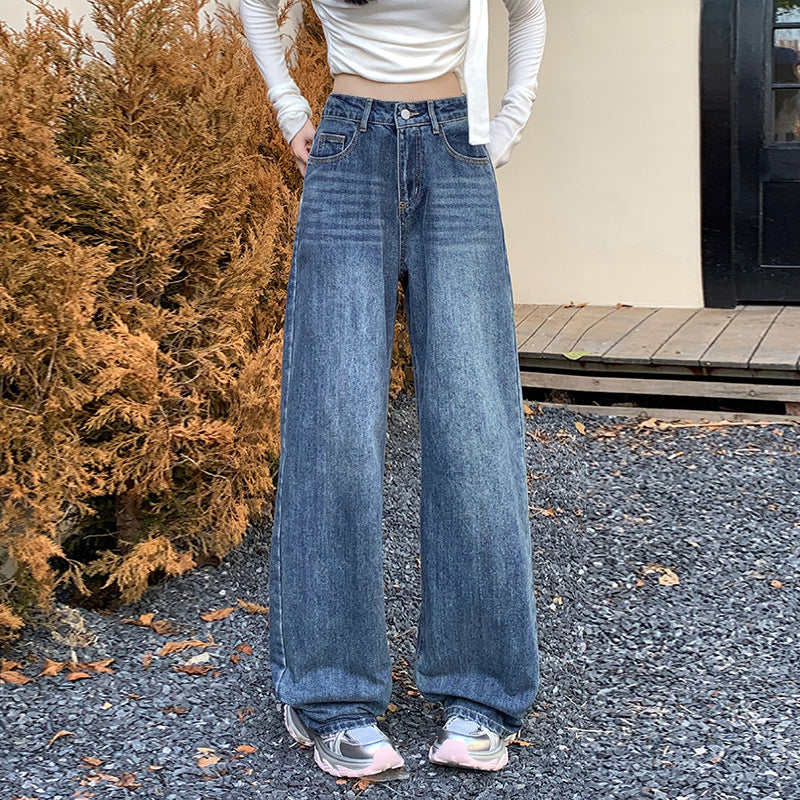 Selvedge Women's Straight Leg Jeans-INNBLAC Fashion Apparel