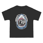 Shark Eats Astronaut Graphic Tee-INNBLAC Fashion Apparel