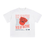 Sick of Nature Abstract Graphic Tee-INNBLAC Fashion Apparel