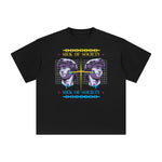 Sick of Society Abstract Graphic Tee-INNBLAC Fashion Apparel