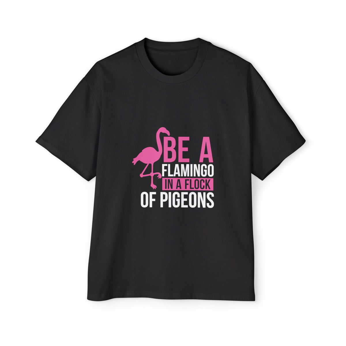 Slogan & Red-crowned Crane Graphic Tee-INNBLAC Fashion Apparel