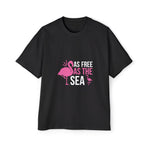 Slogan & Red-crowned Crane Graphic Tee-INNBLAC Fashion Apparel