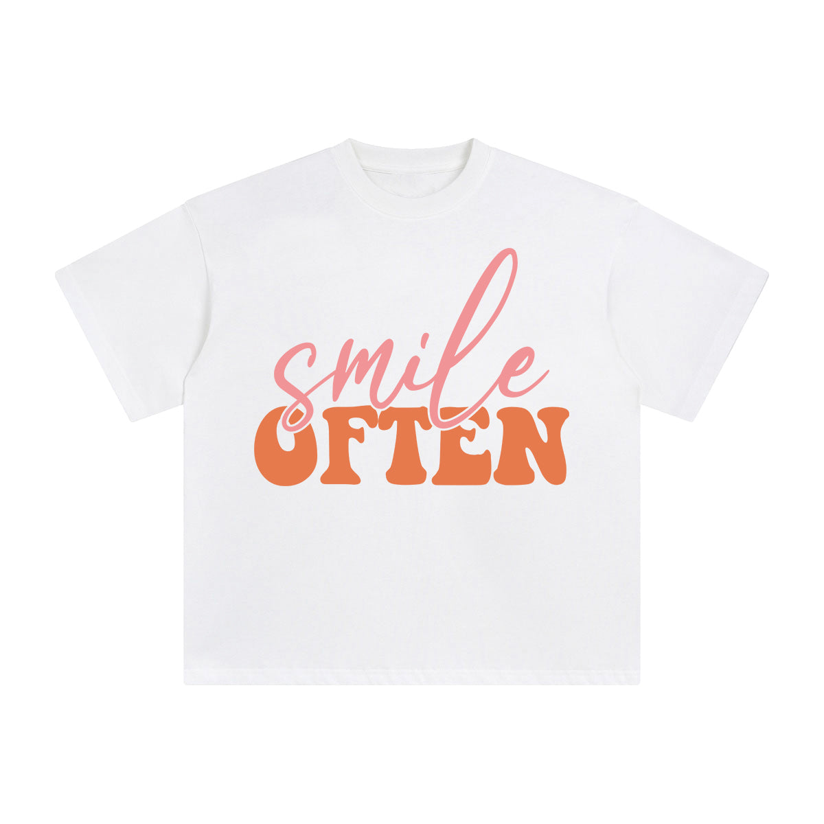 Smile Often Graphic Tee-INNBLAC Fashion Apparel