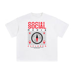 Social Media Explorer Abstract Graphic Tee-INNBLAC Fashion Apparel