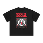 Social Media Explorer Abstract Graphic Tee-INNBLAC Fashion Apparel