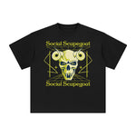 Social Scapegoat Abstract Graphic Tee-INNBLAC Fashion Apparel